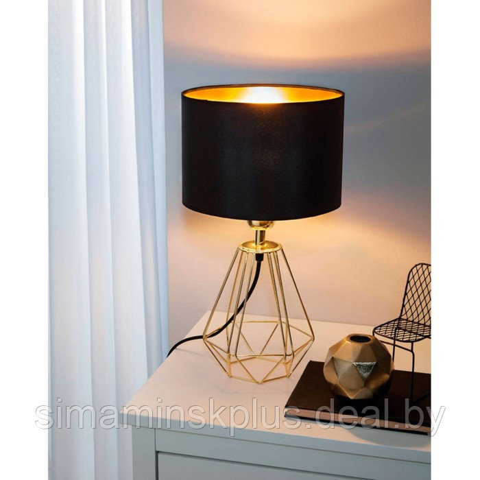 Настольная лампа CARLTON 2, 1x60Вт E14, цвет латунь - фото 2 - id-p214818685