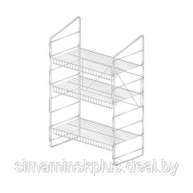 Стеллаж для рассады 33 × 62 × 93 см, белый