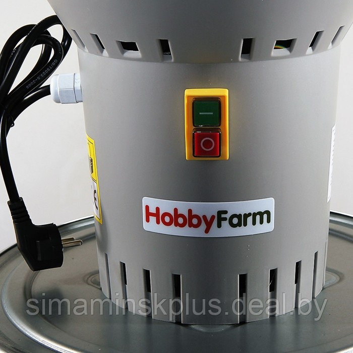 Зернодробилка мукомолка HobbyFarm, бак 50 л - фото 2 - id-p214819003