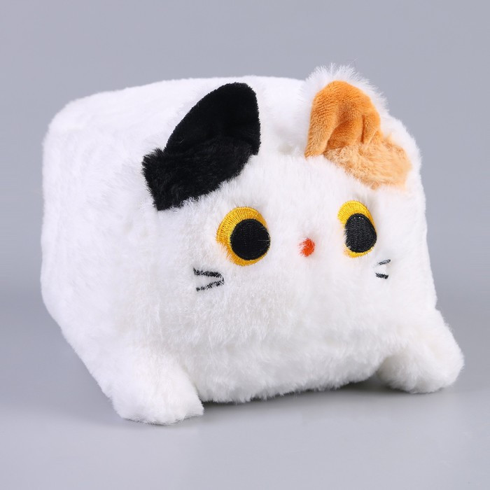 Мягкая игрушка «Котик-кубик», 18 см, цвет белый - фото 4 - id-p214818000