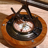 Сувенир 3 в 1 (алидада, компас + подзорная труба), фото 5