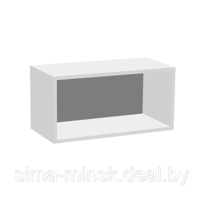Шкаф к вытяжке, 600 × 300 × 296 мм, цвет белый/дуб сонома - фото 2 - id-p214819682