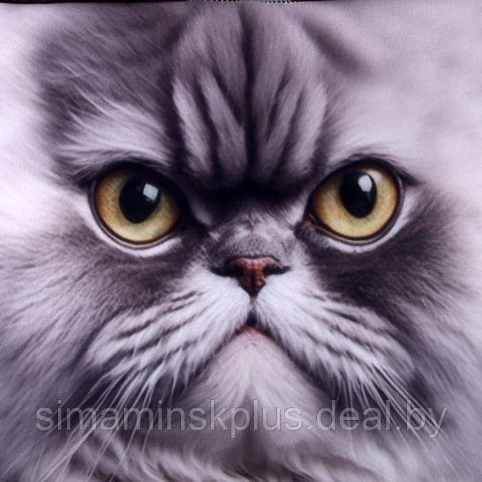 Антистресс кубы «кот», серый, угрюмый - фото 3 - id-p214819607