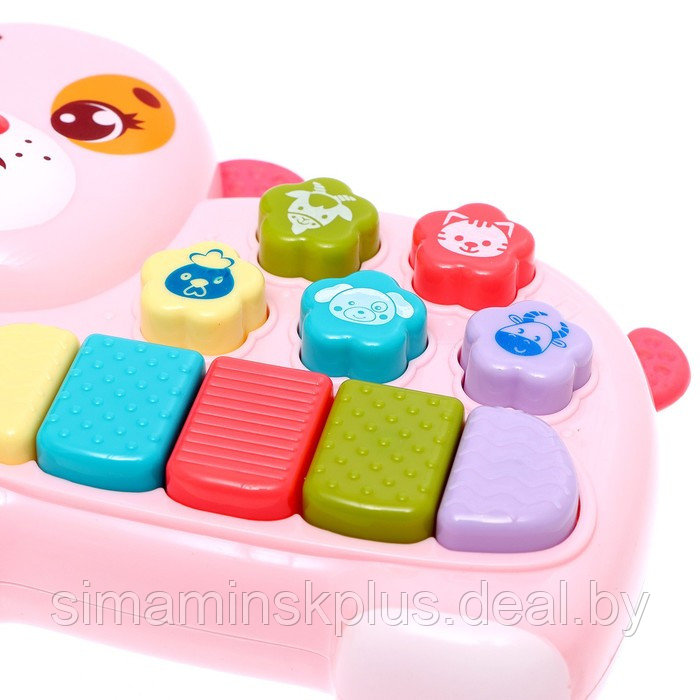 Музыкальная игрушка «Любимый друг», звук, свет, розовая собачка - фото 2 - id-p214822696