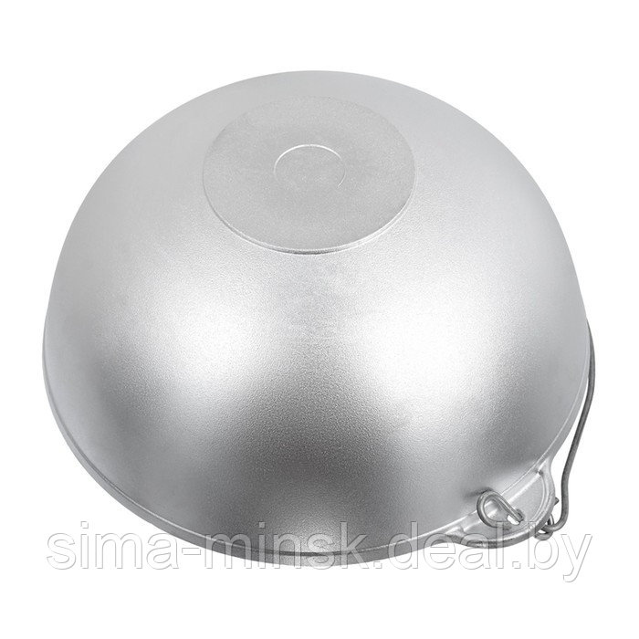 Казан алюминиевый литой BOYSCOUT, с крышкой и дужкой, 6 л, азиатская чаша, плоское дно - фото 5 - id-p214820949