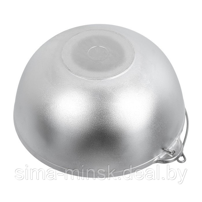 Казан алюминиевый литой BOYSCOUT, с крышкой и дужкой, 8 л, азиатская чаша, плоское дно - фото 5 - id-p214820957