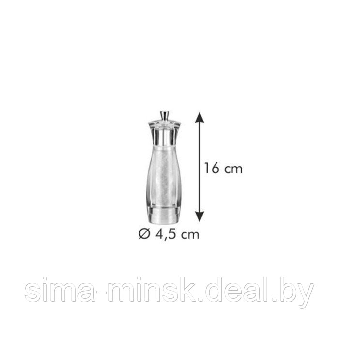 Мельница для соли Tescoma Virgo, 16 см - фото 3 - id-p214820392