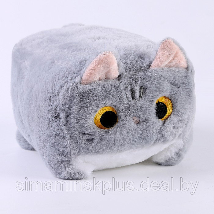 Мягкая игрушка «Котик-кубик», 18 см, цвет серый - фото 4 - id-p214823005