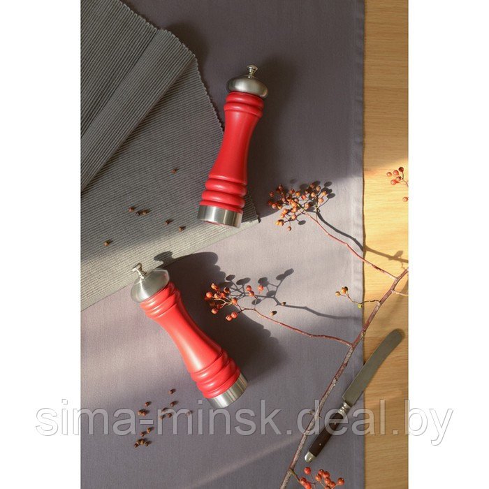 Мельница для перца, цвет красный, матовый, 20 см - фото 5 - id-p214820402