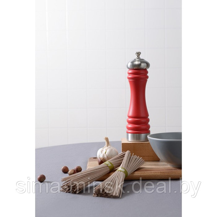 Мельница для перца, цвет красный, матовый, 20 см - фото 10 - id-p214820402