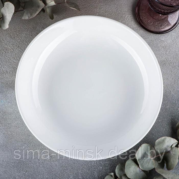 Тарелка фарфоровая глубокая Wilmax Olivia, 900 мл, d=23 см, цвет белый - фото 2 - id-p214822364