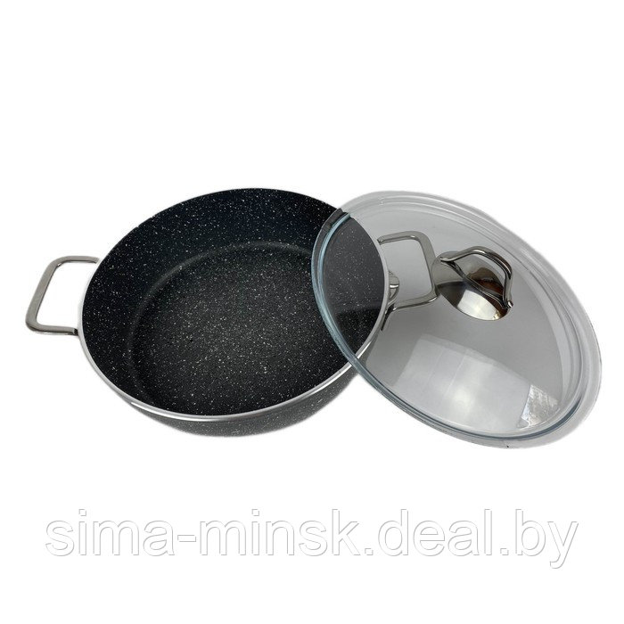 Сковорода-сотейник с крышкой, 2.5 л, d=26 см - фото 4 - id-p214821712