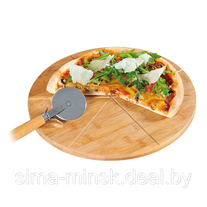 Доска для пиццы, d=32 см, высота 1,5 см - фото 1 - id-p214820515