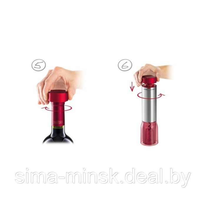 Штопор электрический Tescoma Uno vino, с ножом для фольги и подсветкой - фото 4 - id-p214820681