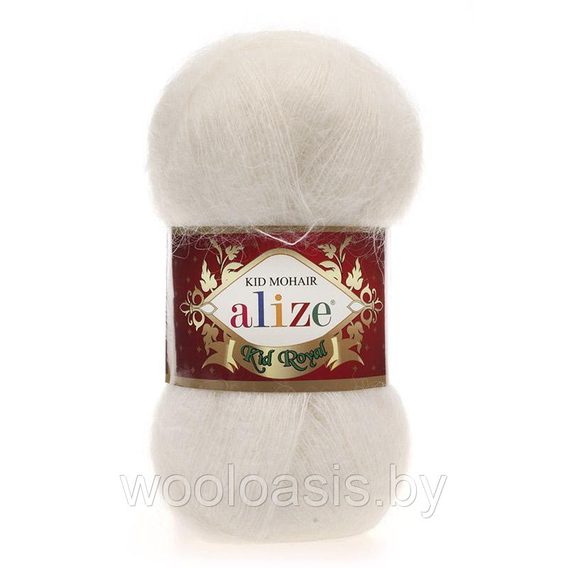 Пряжа Alize Kid Royal Mohair, Ализе Кид Роял Мохер, турецкая, мохер с полиамидом, для ручного вязания (цвет 62) - фото 1 - id-p214823651