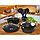 Набор посуды из 3 предметов: 2 кастрюли, сковорода, цвет чёрный, 2.8/4.3 л/26 см, фото 2