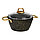 Набор посуды из 3 предметов: 2 кастрюли, сковорода, цвет чёрный, 2.8/4.3 л/26 см, фото 9
