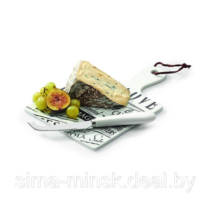Сервировочный набор для сыра: нож, доска - фото 1 - id-p214822148