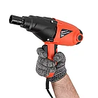 Гайковерт ударный электрический 1/2''(220-240V, 1010W, 500Нм) с комплектом головок (17, 19, 21, 22мм), фото 2