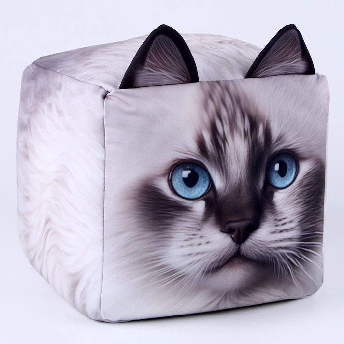 Антистресс кубы «кот», белый - фото 2 - id-p214824389
