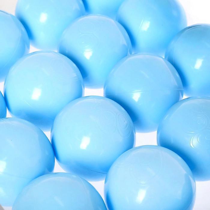 Набор шаров для сухого бассейна 500 штук, цвет светло-голубой - фото 2 - id-p214824819