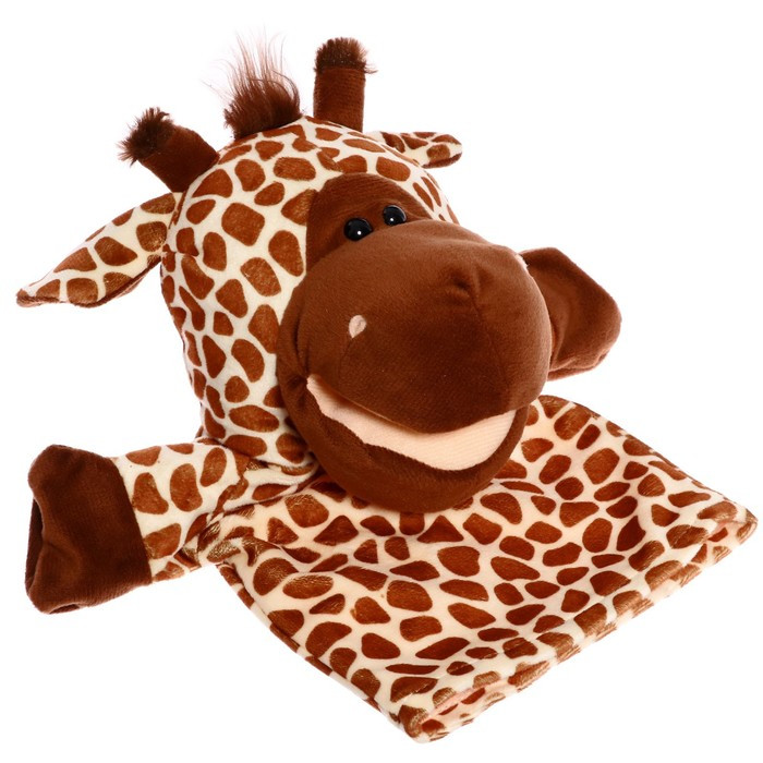 Мягкая игрушка на руку «Жираф», 26 см - фото 4 - id-p214824881
