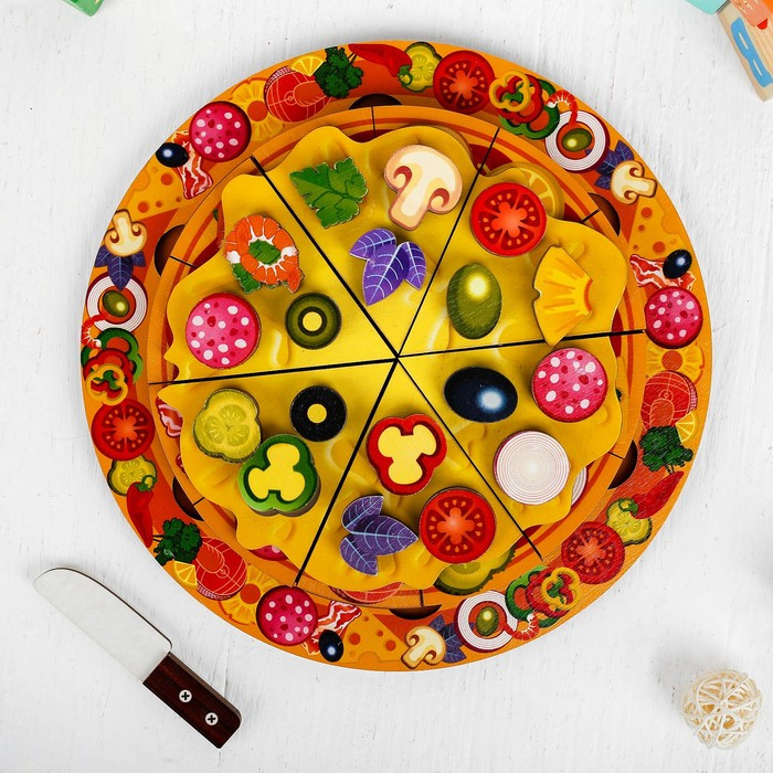 Развивающая игра «Пицца» - фото 1 - id-p214824981