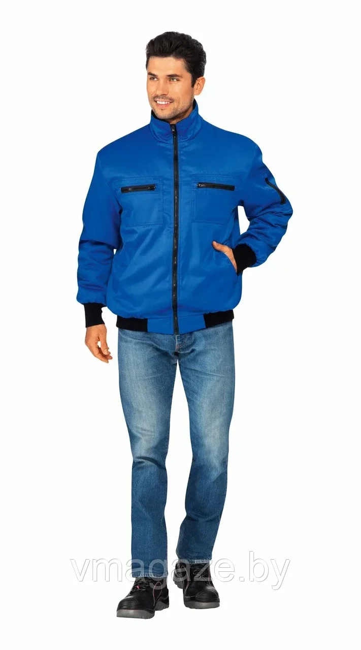 Куртка утепленная Докер (цвет васильковый) - фото 1 - id-p214826570