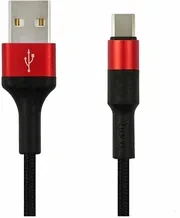 Кабель X26 Xpress charging data cable for Type-C черно-красный - фото 3 - id-p214826628