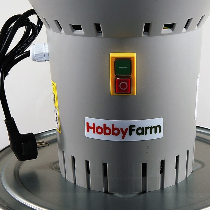 Зернодробилка мукомолка HobbyFarm, бак 50 л - фото 2 - id-p214827185