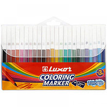Набор фломастеров Luxor "Coloring", 24цв