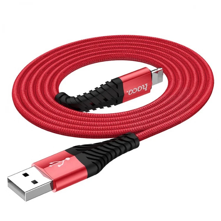 Кабель X38 Cool Charging data cable for Lightning красный - фото 2 - id-p214827686