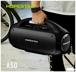 Портативная Bluetooth Колонка Hopestar A50 с Беспроводным Микрофоном, 80Вт
