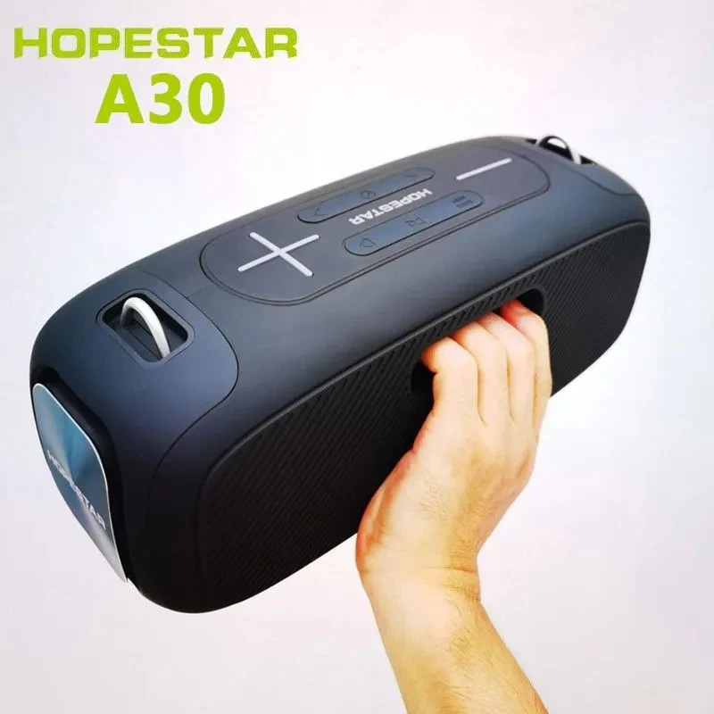 Портативная акустическая стерео колонка Hopestar A30 (Bluetooth, TWS, MP3, AUX, Mic) - фото 2 - id-p214828124