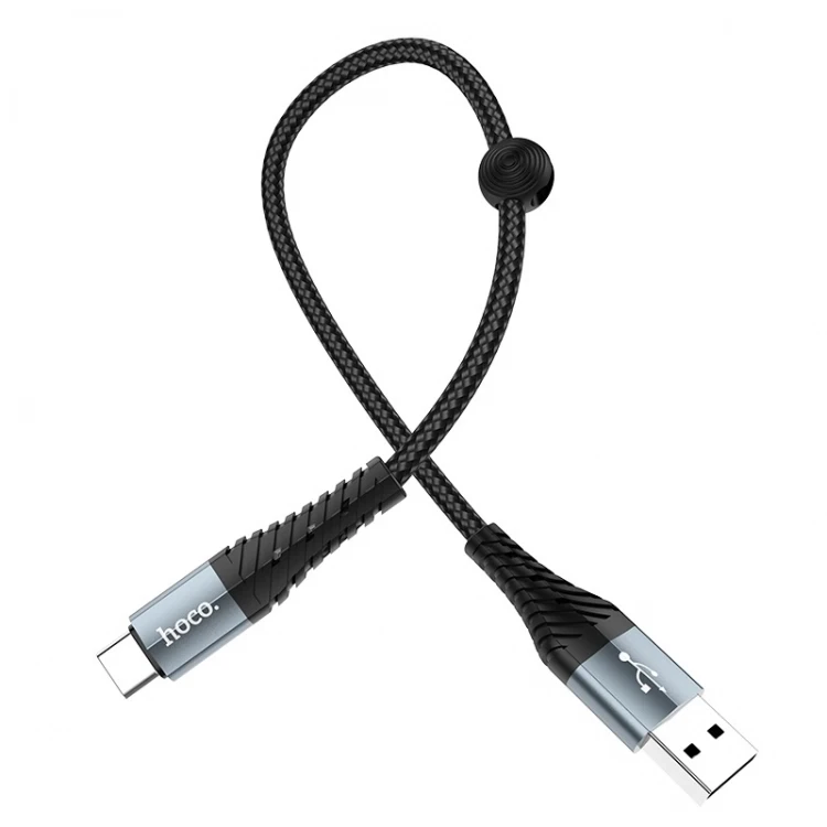 Кабель X38 Cool Charging data cable for Type-C(L=0.25M) черный - фото 1 - id-p214828190
