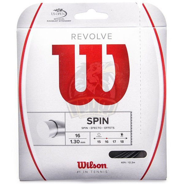 Струна теннисная Wilson Revolve 1.30/12.2 м (черный) (арт. WRZ946800)