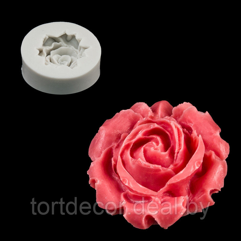 Молд Роза Caramella 3,5*1,5 см - фото 1 - id-p214828241