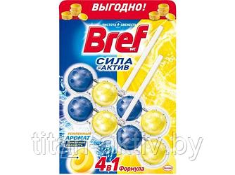 Bref средство чистящее для унитаза  2*50 г Сила-Актив Лимонная Свежесть