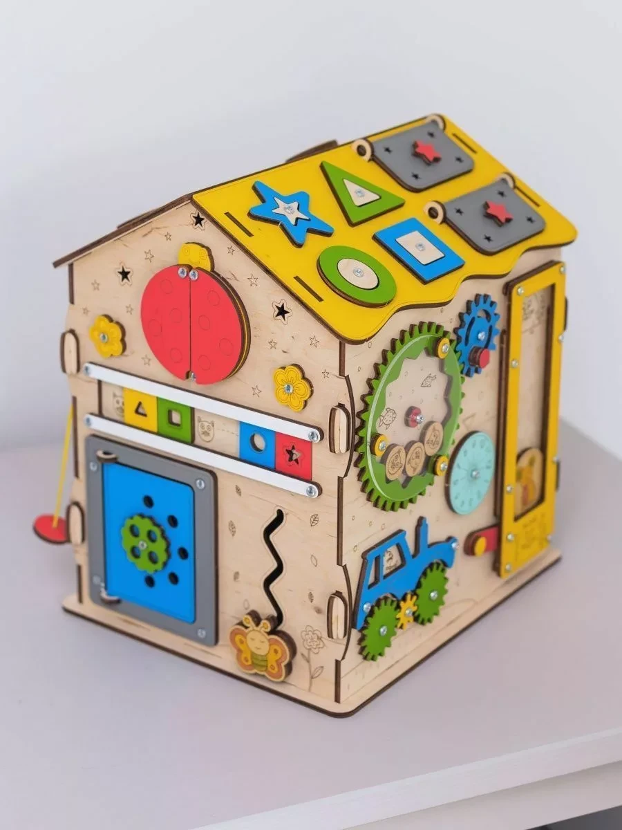 Бизиборд Домик Kubo Toys / развивающий центр - фото 7 - id-p214832569