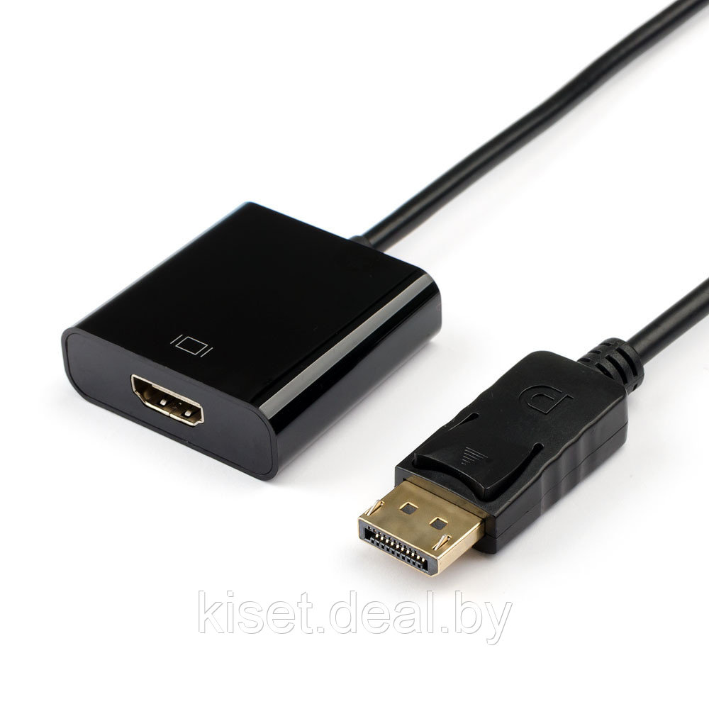 Переходник-адаптер видео ATcom AT6852 HDMI(m) - DisplayPort(m) 0.1m черный - фото 1 - id-p214832672