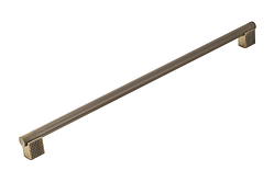 Ручка мебельная CEBI A1240 480 мм STRIPED (в полоску) цвет MP30 матовая бронза