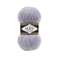 Пряжа Alize Lanagold Classic, Ализе Ланаголд Классик, турецкая, шерсть с акрилом, для ручного вязания (цвет 200)