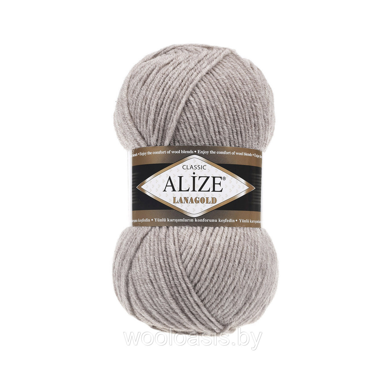 Пряжа Alize Lanagold Classic, Ализе Ланаголд Классик, турецкая, шерсть с акрилом, для ручного вязания (цвет 207)