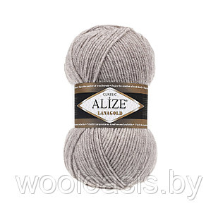 Пряжа Alize Lanagold Classic, Ализе Ланаголд Классик, турецкая, шерсть с акрилом, для ручного вязания (цвет 207)