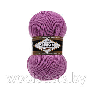 Пряжа Alize Lanagold Classic, Ализе Ланаголд Классик, турецкая, шерсть с акрилом, для ручного вязания (цвет 440)