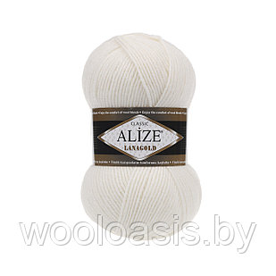Пряжа Alize Lanagold Classic, Ализе Ланаголд Классик, турецкая, шерсть с акрилом, для ручного вязания (цвет 450)