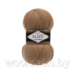 Пряжа Alize Lanagold Classic, Ализе Ланаголд Классик, турецкая, шерсть с акрилом, для ручного вязания (цвет 466)
