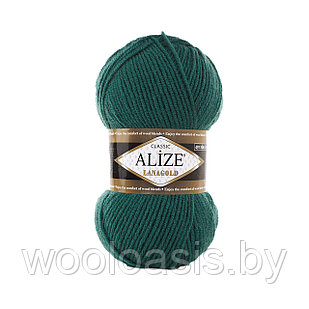 Пряжа Alize Lanagold Classic, Ализе Ланаголд Классик, турецкая, шерсть с акрилом, для ручного вязания (цвет 507)