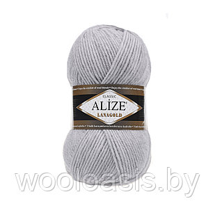 Пряжа Alize Lanagold Classic, Ализе Ланаголд Классик, турецкая, шерсть с акрилом, для ручного вязания (цвет 684)