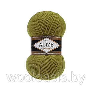 Пряжа Alize Lanagold Classic, Ализе Ланаголд Классик, турецкая, шерсть с акрилом, для ручного вязания (цвет 758)